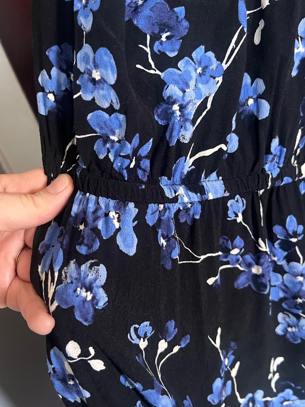 Talbots Women’s Floral Midi Dress in Fragrant Lilac size 1X - Picture 7 of 10